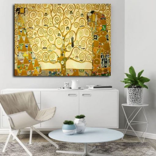 Tableau Arbre De Vie Klimt Royaume Du Tableau