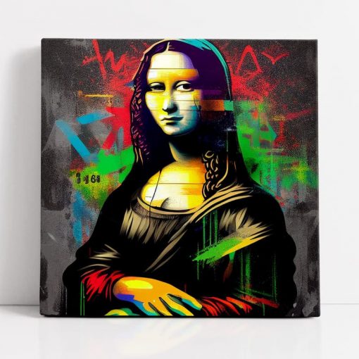 Tableau Street Art Mona Lisa Royaume Du Tableau