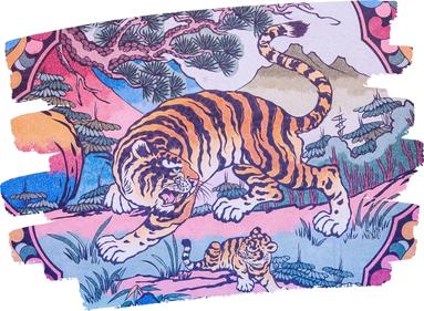 Dessin tigre mythologie