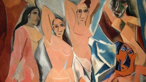 Les Demoiselles d'Avignon - un tableau toile de Pablo Picasso