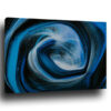 Tableau Abstrait Bleu Blanc