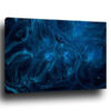 Tableau Abstrait Bleu Et Noir