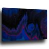 Tableau Abstrait Bleu Et Rose