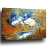 Tableau Abstrait Bleu Marron
