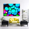 Tableau Abstrait Moderne Géométrique au mur
