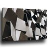 Tableau Abstrait Moderne Gris