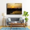 Tableau Coucher De Soleil Afrique au mur