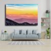 Tableau Coucher De Soleil Lumineux au mur
