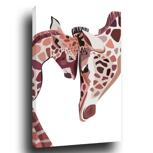 Tableau Girafe Bébé
