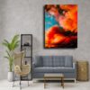 Tableau Moderne Vertical au mur