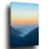 Tableau Montagne Brume