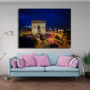Tableau Paris Couleur au mur