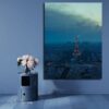 Tableau Paris La Nuit au mur