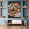Tableau Street Art Xxl au mur
