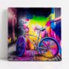 Tableau Street Art Avec Vélo