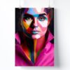 Tableau Pop Art Femme Version Affiche Photo Imprimée