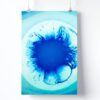 Tableau Abstrait Bleu Aqua – Image 3