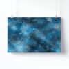 Tableau Abstrait Bleu Et Gris – Image 3