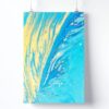 Tableau Abstrait Bleu Et Jaune – Image 3