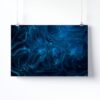 Tableau Abstrait Bleu Et Noir – Image 3