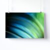 Tableau Abstrait Bleu Et Vert – Image 3