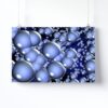 Tableau Abstrait Bleu Gris Blanc – Image 3