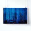 Tableau Abstrait Bleu Noir – Image 3