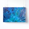 Tableau Abstrait Moderne Bleu – Image 3