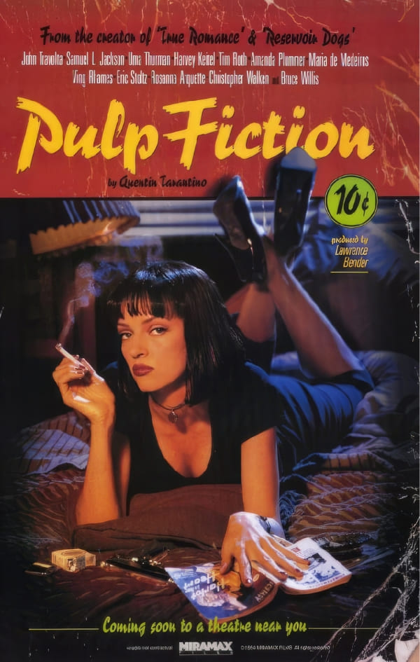 Affiche du film "Pulp Fiction"