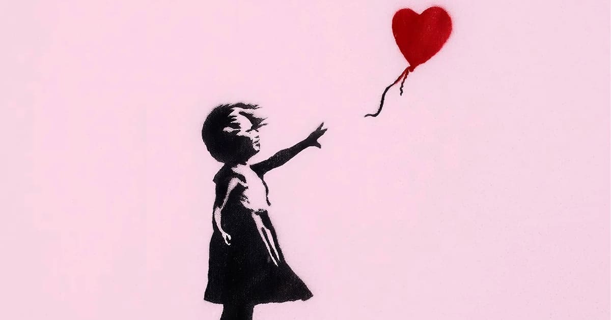 "Balloon Girl" de Banksy