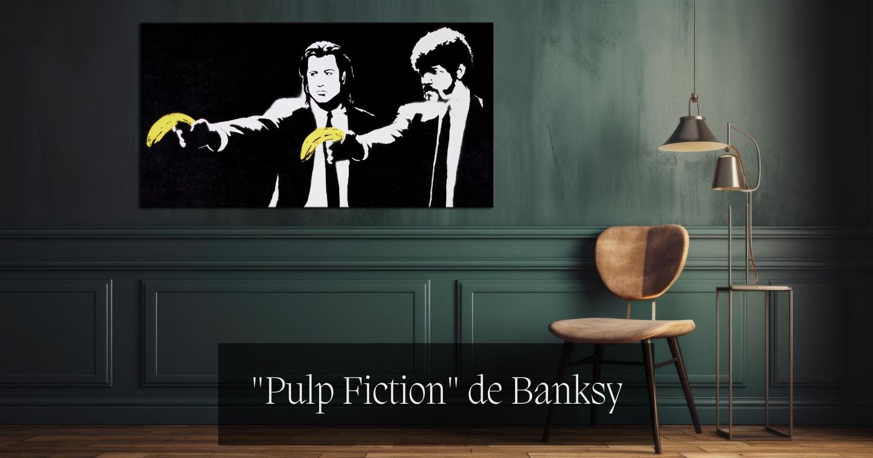 Tableau Street art "Pulp Fiction" de Banksy