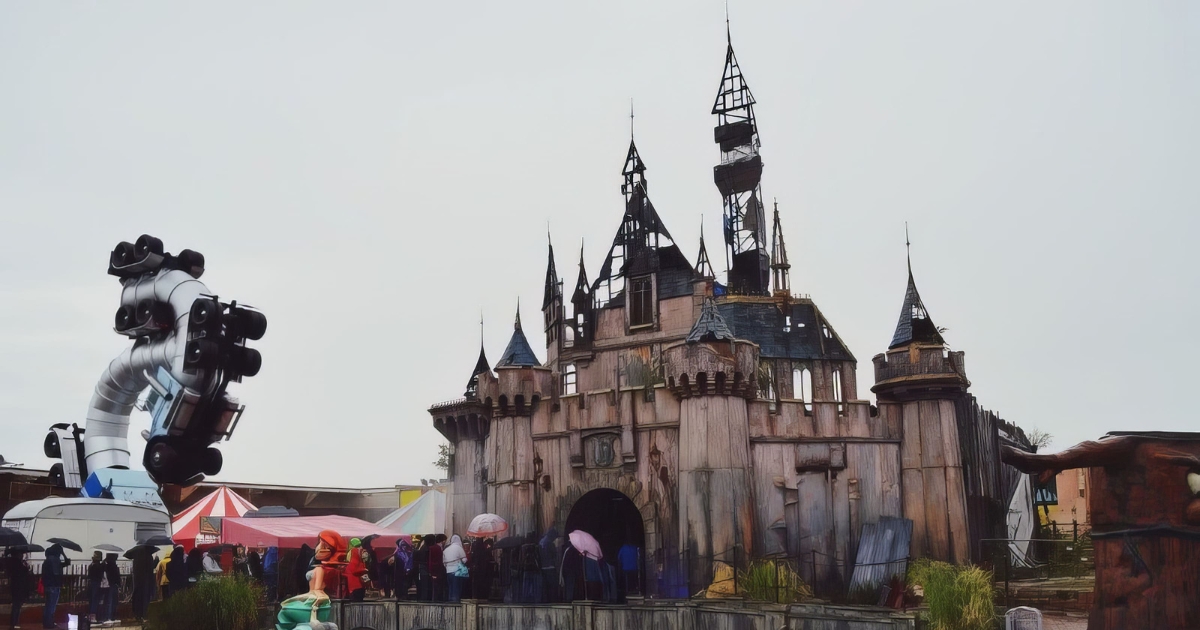 Le Château de Cendrillon du parc d'attractions