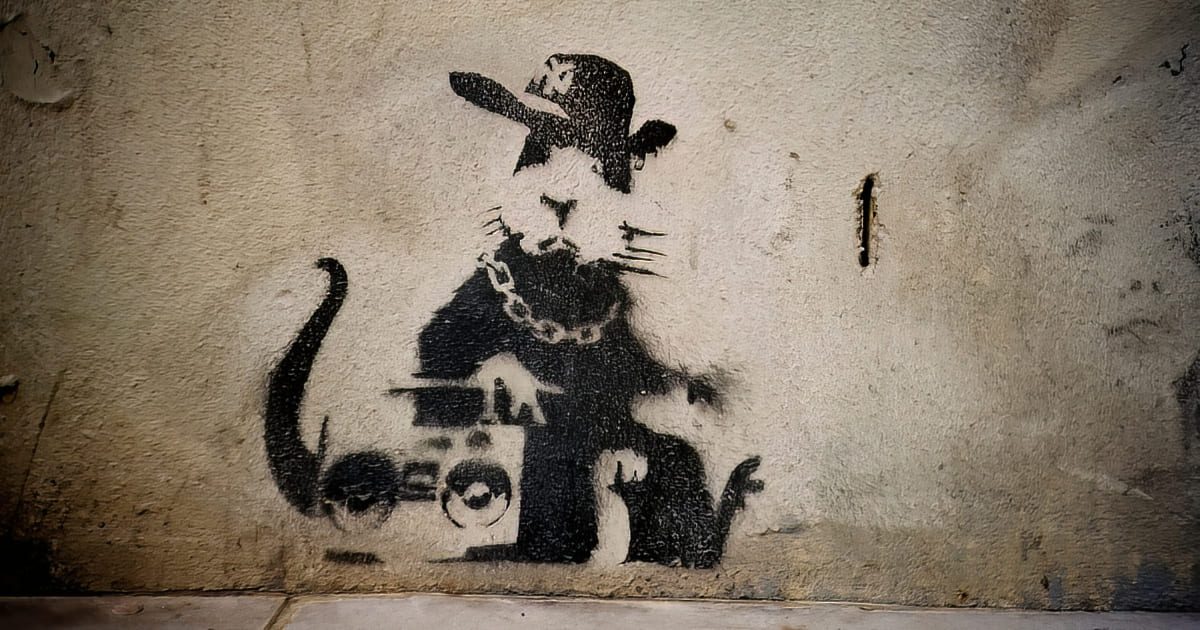 "Hip Hop Rat" de Banksy