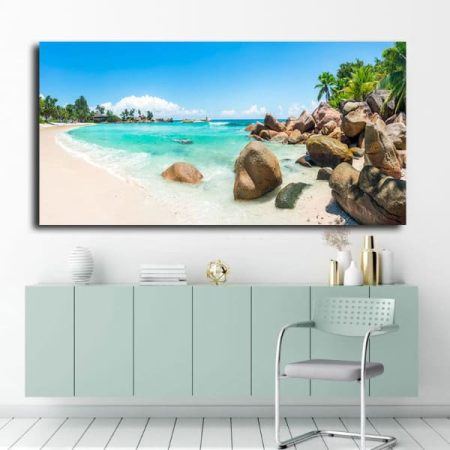 Tableau Plage Mer au mur